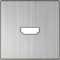 Лицевая панель для розетки Werkel WL02-HDMI-CP / a040418 (глянцевый никель) - 