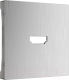 Лицевая панель для розетки Werkel WL09-HDMI-CP / a041304 (серебряный рифленый) - 