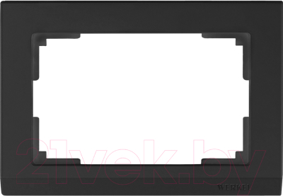 Рамка для выключателя Werkel WL04-Frame-01-DBL / a040285 (черный)