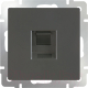 Розетка Werkel RJ-11 -WL07-RJ-11 / a029854 (серо-коричневый) - 