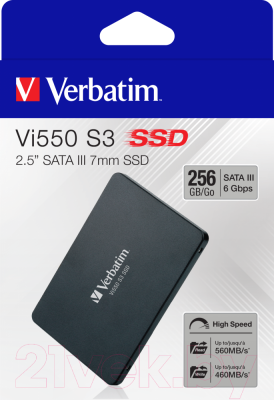 SSD диск Verbatim Vi550 S3 256GB (49351)