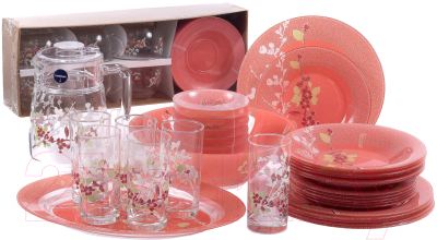 Набор столовой посуды Luminarc Japanese Pink N6260