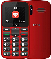 Мобильный телефон Inoi 107B (красный) - 