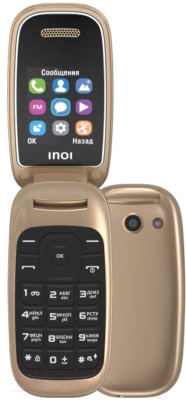 Мобильный телефон Inoi 108R (золото)