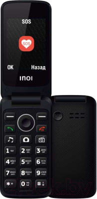 Мобильный телефон Inoi 247B с док-станцией (черный)