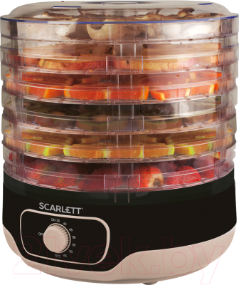 Сушилка для овощей и фруктов Scarlett SC-FD421014 (черный)