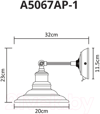 Бра Arte Lamp Lido A5067AP-1WH