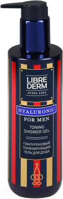 Гель для душа Librederm For Men гиалуроновый тонизирующий (250мл)