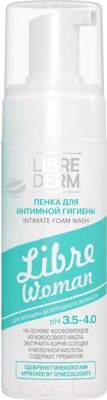 

Мыло-пена Librederm, Пенка для интимной гигиены Libre Woman рН=3.5-4.0