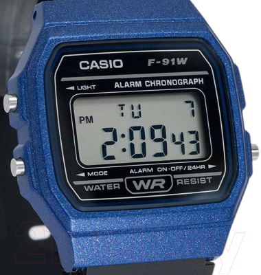 Часы наручные мужские Casio F-91WM-2AEF
