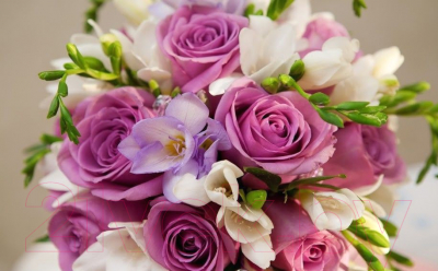 Фотообои листовые Vimala Букет роз и фрезий (280x400)