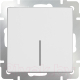 Выключатель Werkel WL01-SW-1G-2W-LED / a030765 (белый) - 