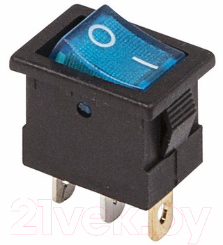 Выключатель клавишный Rexant ON-OFF Mini 36-2171 (синий)