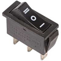 Выключатель клавишный Rexant ON-OFF-ON 36-2220 (черный) - 