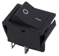 Выключатель клавишный Rexant ON-OFF 36-2310 (черный) - 