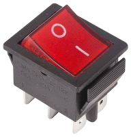 Выключатель клавишный Rexant ON-ON 36-2350 (красный) - 