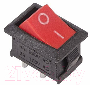 Выключатель клавишный Rexant ON-OFF Mini 36-2111 (красный)