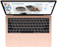 Миниатюра изображения товара Ноутбук Apple MacBook Air 13" 2019 128GB / MVFM2 (золото)
