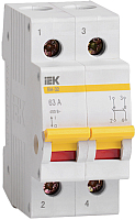 Выключатель нагрузки IEK ВН-32 2Р 63А / MNV10-2-063 (мини-рубильник) - 