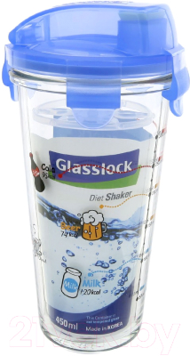 Шейкер спортивный Glasslock PC-318S