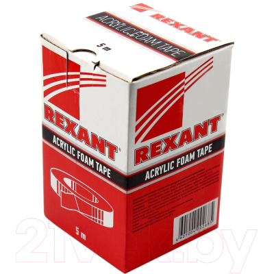 Скотч двухсторонний Rexant 09-6009 (красный/серый)