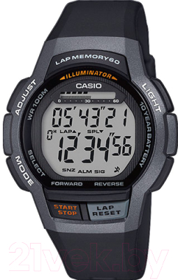 

Часы наручные мужские Casio, WS-1000H-1AVEF