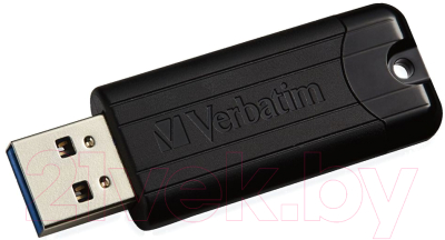 Usb flash накопитель Verbatim PinStripe 32GB / 49317 (черный)