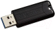 Миниатюра изображения товара USB flash накопитель Verbatim PinStripe 32GB / 49317 (черный)