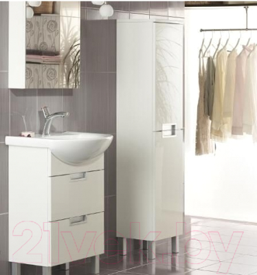 Шкаф-полупенал для ванной Cersanit Dahlia S548-007 (белый)