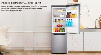 Холодильник с морозильником Samsung RB33J3400WW/WT