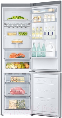Холодильник с морозильником Samsung RB37J5240SS/WT - камеры хранения