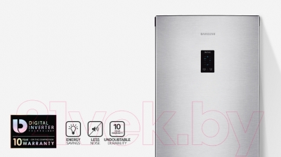 Холодильник с морозильником Samsung RB37J5250SS/WT
