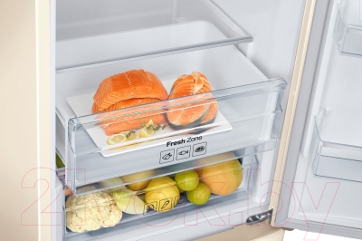 Холодильник с морозильником Samsung RB37J5271EF/WT - зона свежести