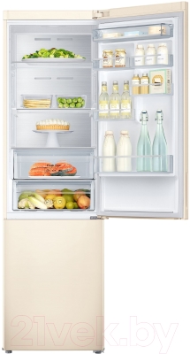 Холодильник с морозильником Samsung RB37J5271EF/WT - внутренний вид