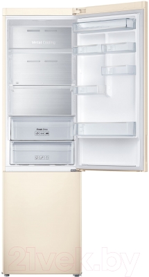 Холодильник с морозильником Samsung RB37J5271EF/WT - внутренний вид