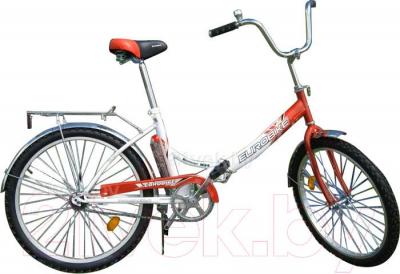 Велосипед Eurobike BooMer W24 (24, красно-белый) - общий вид