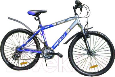 Велосипед Eurobike Cross (24, синий) - общий вид