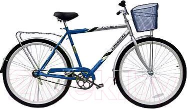 Велосипед Eurobike Voyager (28, синий с серебристым) - общий вид