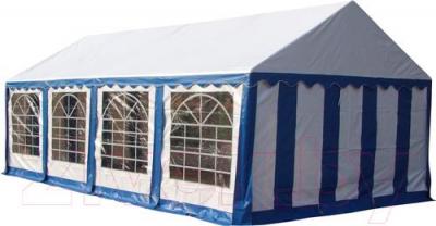 Торговая палатка Sundays P48201 (белый с синим) - общий вид