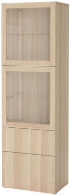 

Шкаф-пенал с витриной Ikea, Бесто 993.008.63