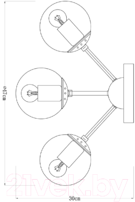 Люстра Arte Lamp Bolla A1664PL-5BK