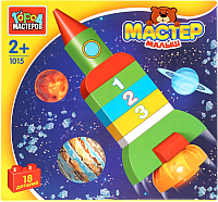 

Конструктор Город мастеров, Большие кубики. Ракета / GK-1015-R