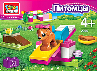 

Конструктор Город мастеров, Питомцы. Собачка / BL-2040-R