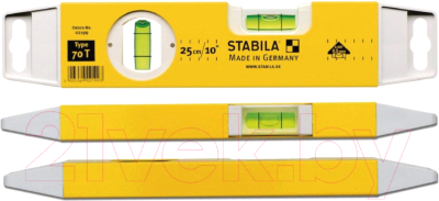 Изображение товара Уровень строительный Stabila 70Т / 02199 (25см)
