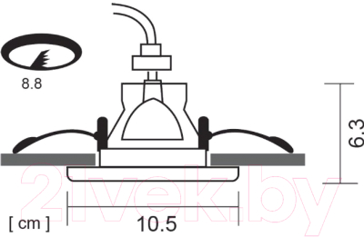 Точечный светильник Arte Lamp Taurus A6663PL-1BK