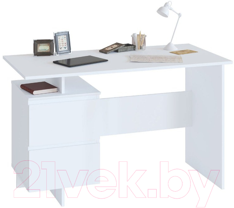 Письменный стол Сокол-Мебель СПМ-19 (белый)