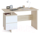 Письменный стол Сокол-Мебель СПМ-19 (дуб сонома/белый) - 