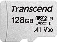 Карта памяти Transcend microSDXC 128GB UHS-I V30 (TS128GUSD300S) - 
