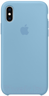 Чехол-накладка Apple Silicone Case для iPhone XS Cornflower / MW982