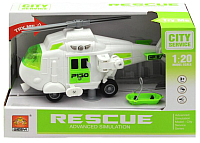 Вертолет игрушечный Big Motors Спасательный вертолёт / WY760B - 